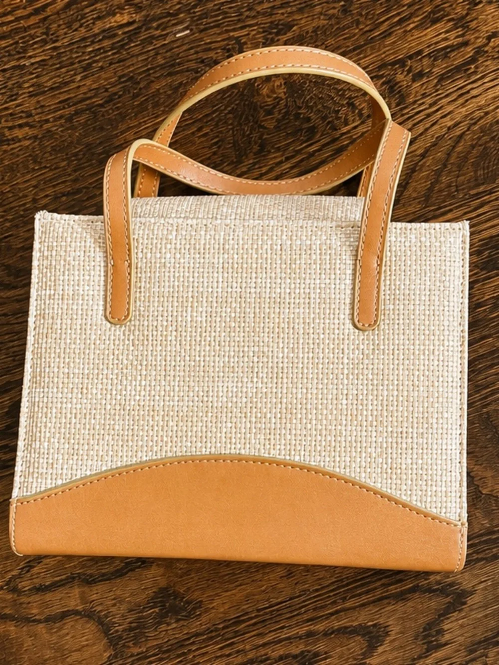 Kate Spade Straw Woven Tote EUC